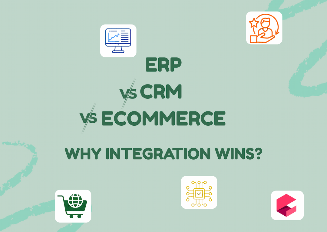 ERP vs. CRM vs. eCommerce: защо интеграцията е ключът към растежа